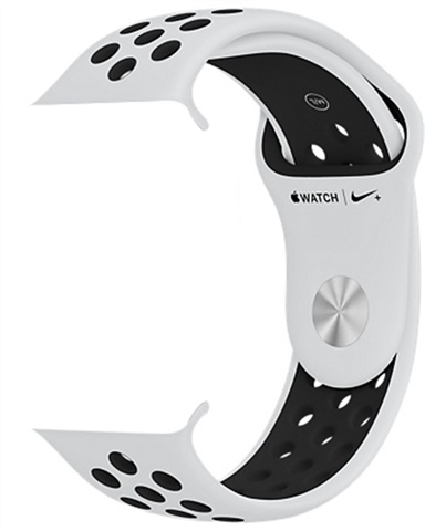 Pure Platinum Apple Sports Band Nike Sport Band STRAP ONLY, Pure