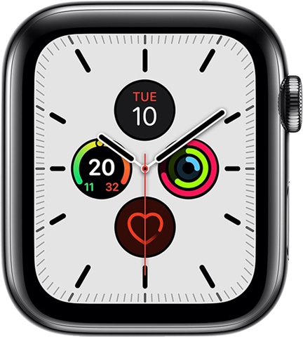 Watch Series (A2157) NO STRAP, Space Black Stainless Steel, 44mm