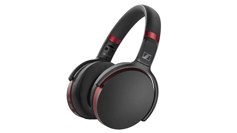 ゼンハイザー　ヘッドフォン　HD458BT 赤 Sennheiser HD 458BT Wireless Noise Cancelling Headphones (HD