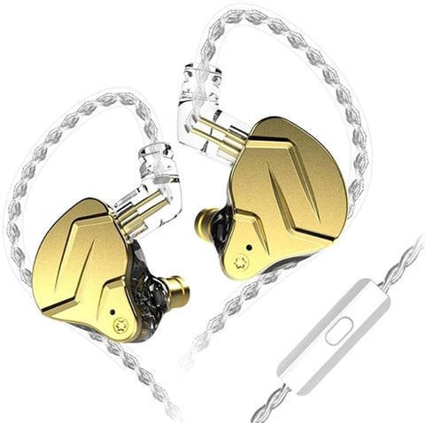 KZ ZSN Pro X (With Mic) In-Ear Headphones Gold, A CeX (IN
