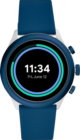Fossil Sport Smartwatch 43mm FTW4036 Navy Silicone, C CeX (IN