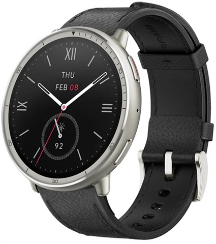 Amazfit Active Premium 44mm Smartwatch- Leather Black, A CeX
