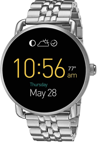 fossil q wander silver