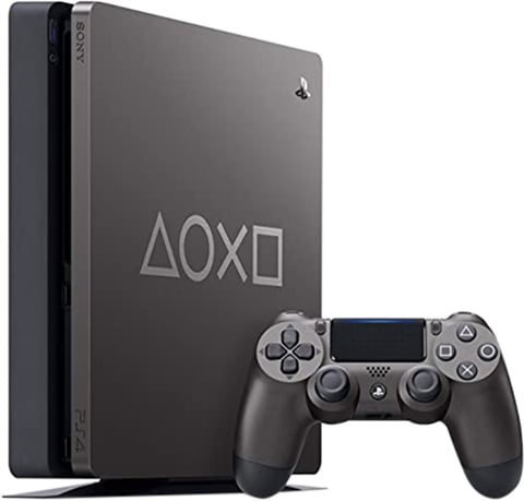 Playstation Slim Console 1TB Days Of Play Steel Black (1 Pad