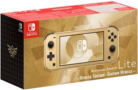 Nintendo Switch Lite Console, 32GB Hyrule Gold, (No DLC) Boxed