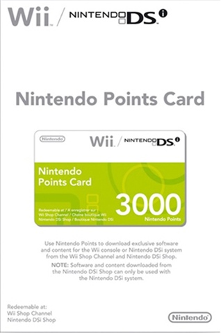 Nintendo Wii 3000 Points Scratch Card CeX (IN): Buy, Sell, Donate - Main Image