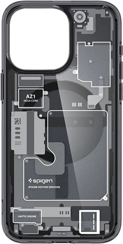 Spigen Ultra Hybrid MagFit Case For iPhone 15 Pro Zero One Black