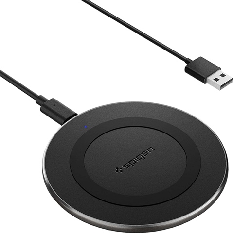 Spigen Essential PF2104 Wireless Charger w/ USB-A to C Cable