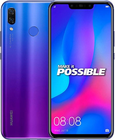 SIMフリー HUAWEI nova 3 アイリスパープル R1436(Android)｜売買され 